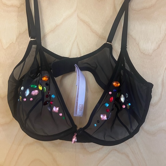 Savage Fenty Mesh Bejeweled Bra - Picture 7 of 7
